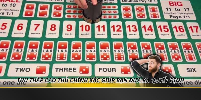 Thu thập cao thủ chính xác giúp bạn đưa ra quyết định